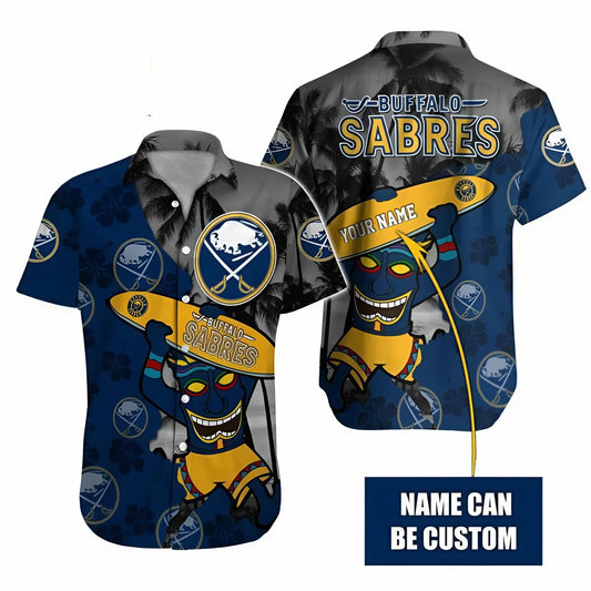 LIMITED EDITION - NEW CUSTOMIZED NHL28 BFS BUFFALO SABRES UNISEX HAWAIIAN SHIRT