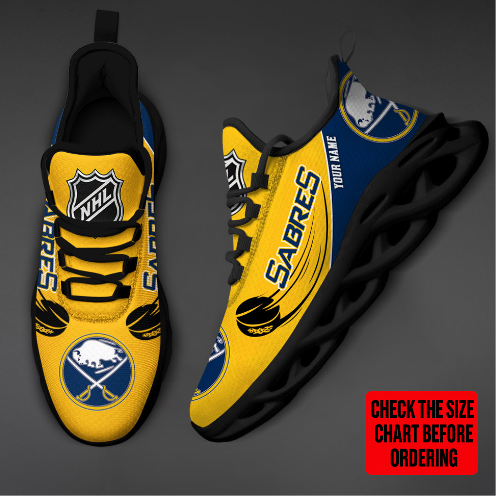 LIMITED EDITION - NEW CUSTOMIZED NHL28 BFS BUFFALO SABRES CLUNKY SNEAKERS