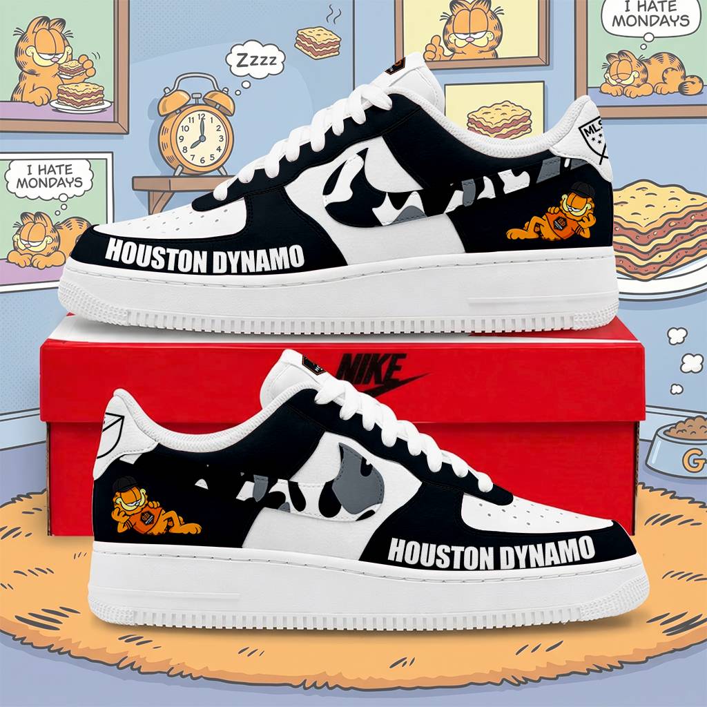 FINAL SALE - NEW CUSTOMIZED MLS28 HDF HT DYNAMO x GARFIELD AF1 SNEAKERS