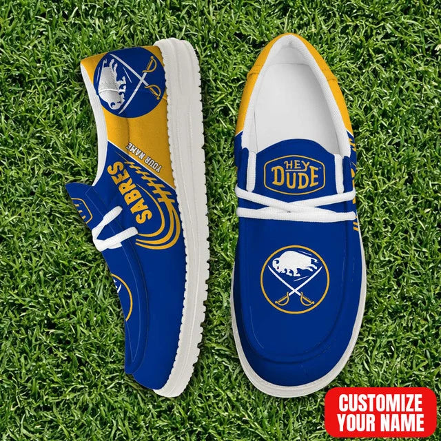 [SUPER SALE] NEW CUSTOMIZED NHL28 BFS BUFFALO SABRES PREMIUM LOAFER SHOES