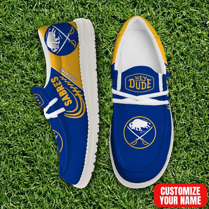 [SUPER SALE] NEW CUSTOMIZED NHL28 BFS BUFFALO SABRES PREMIUM LOAFER SHOES