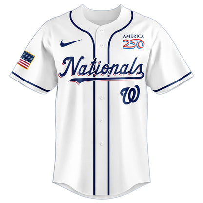 LIMITED EDITION - NEW CUSTOMIZED MLB28 WNS WASHINGTON NATIONALS BASEBALL JERSEY