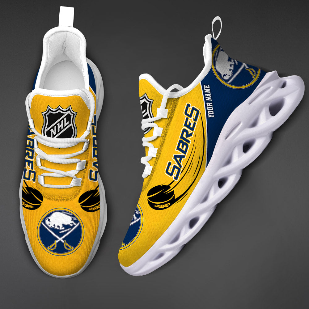 LIMITED EDITION - NEW CUSTOMIZED NHL28 BFS BUFFALO SABRES CLUNKY SNEAKERS
