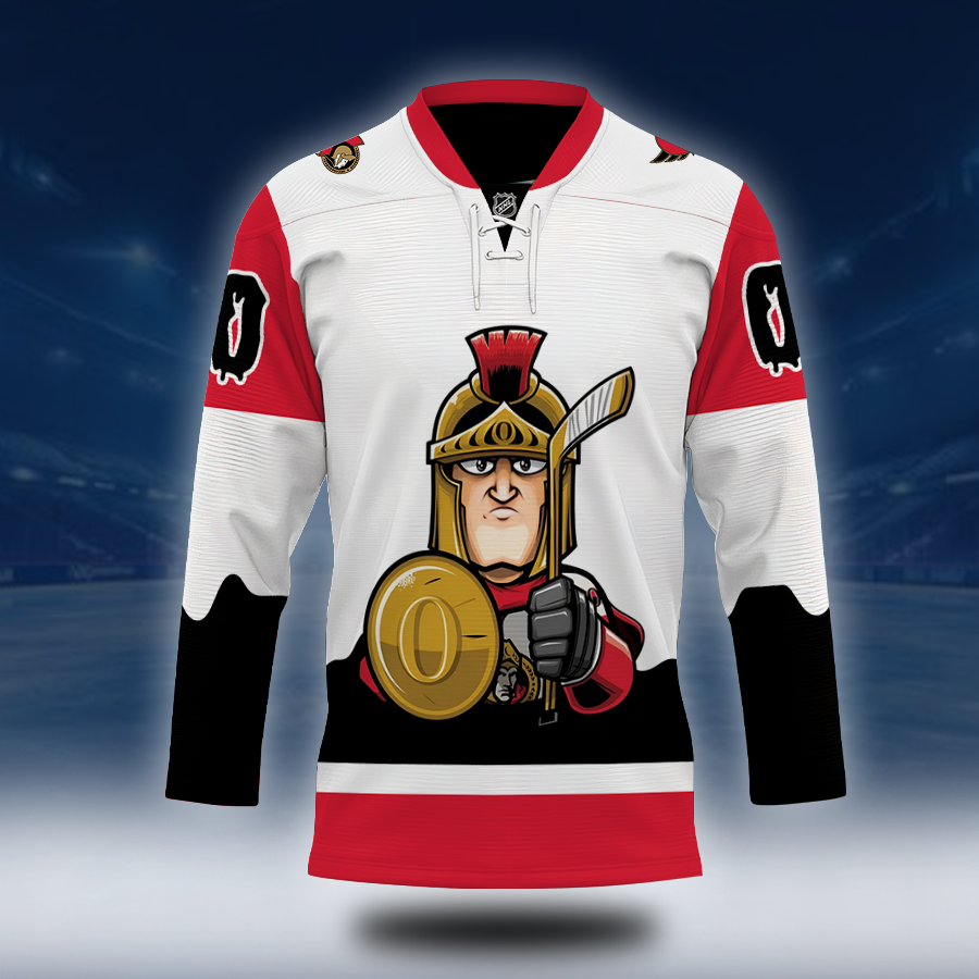 LIMITED EDITION - NEW CUSTOMIZED NHL29 OSN OTTAWA SENATORS UNISEX HOCKEY JERSEY