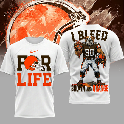 LIMITED EDITION - NEW CUSTOMIZED NFL29 CLB CL BROWNS UNISEX T-SHIRT, POLO & HOODIE