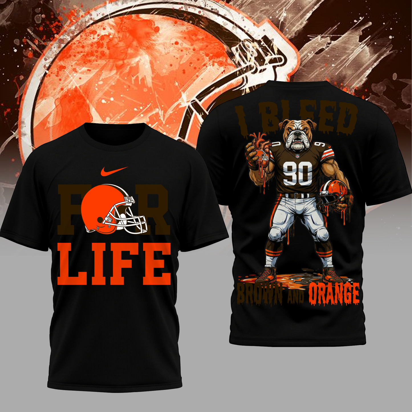LIMITED EDITION - NEW CUSTOMIZED NFL29 CLB CL BROWNS UNISEX T-SHIRT, POLO & HOODIE