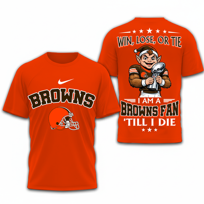 LIMITED EDITION - NEW CUSTOMIZED NFL29 CLB CLEVELAND BROWNS UNISEX T-SHIRT, POLO, HOODIE & JACKETS
