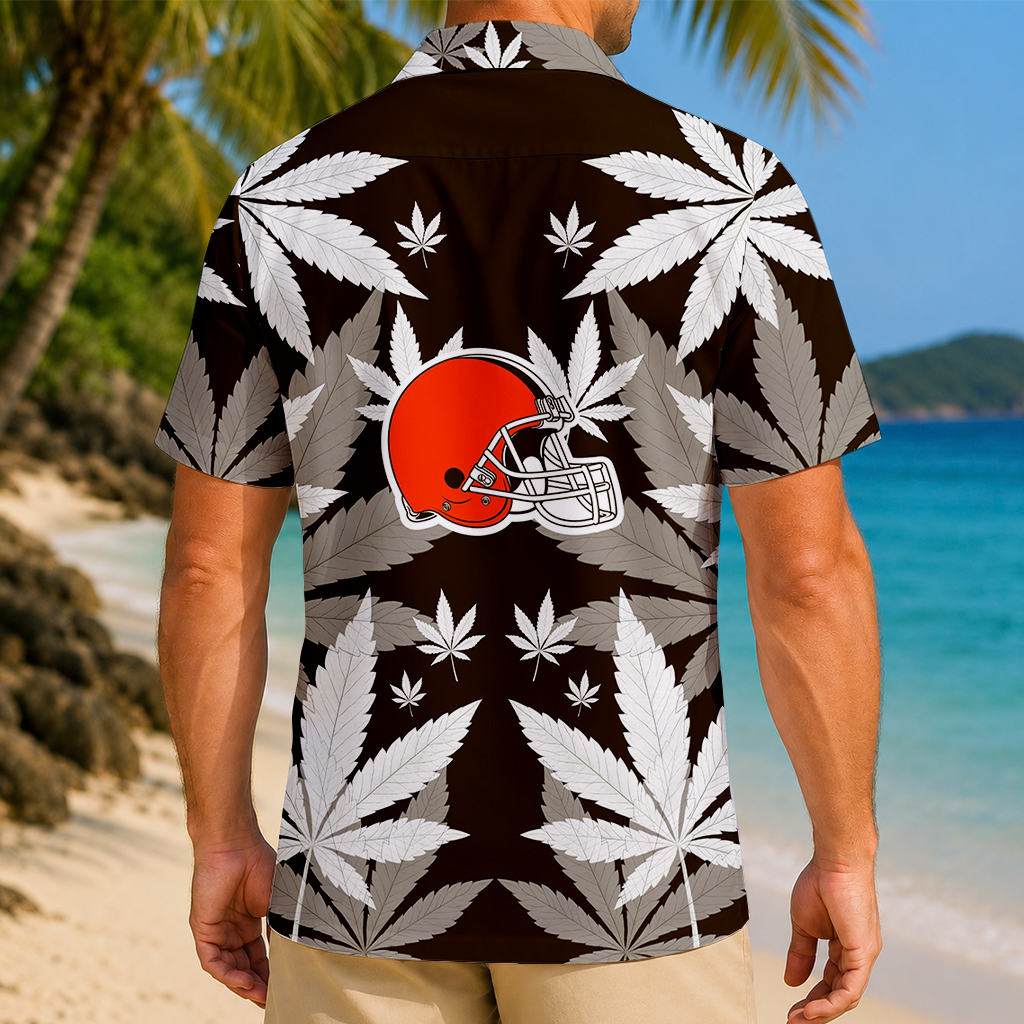 SPECIAL EDITION - NEW CUSTOMIZED NFL29 CLB CLEVELAND BROWNS UNISEX HAWAIIAN SHIRT