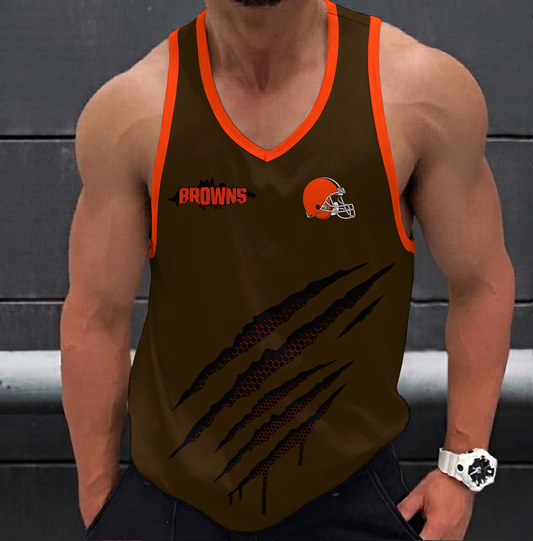 SPECIAL EDITION - NEW CUSTOMIZED NFL29 CLB CLEVELAND BROWNS UNISEX TANK TOP