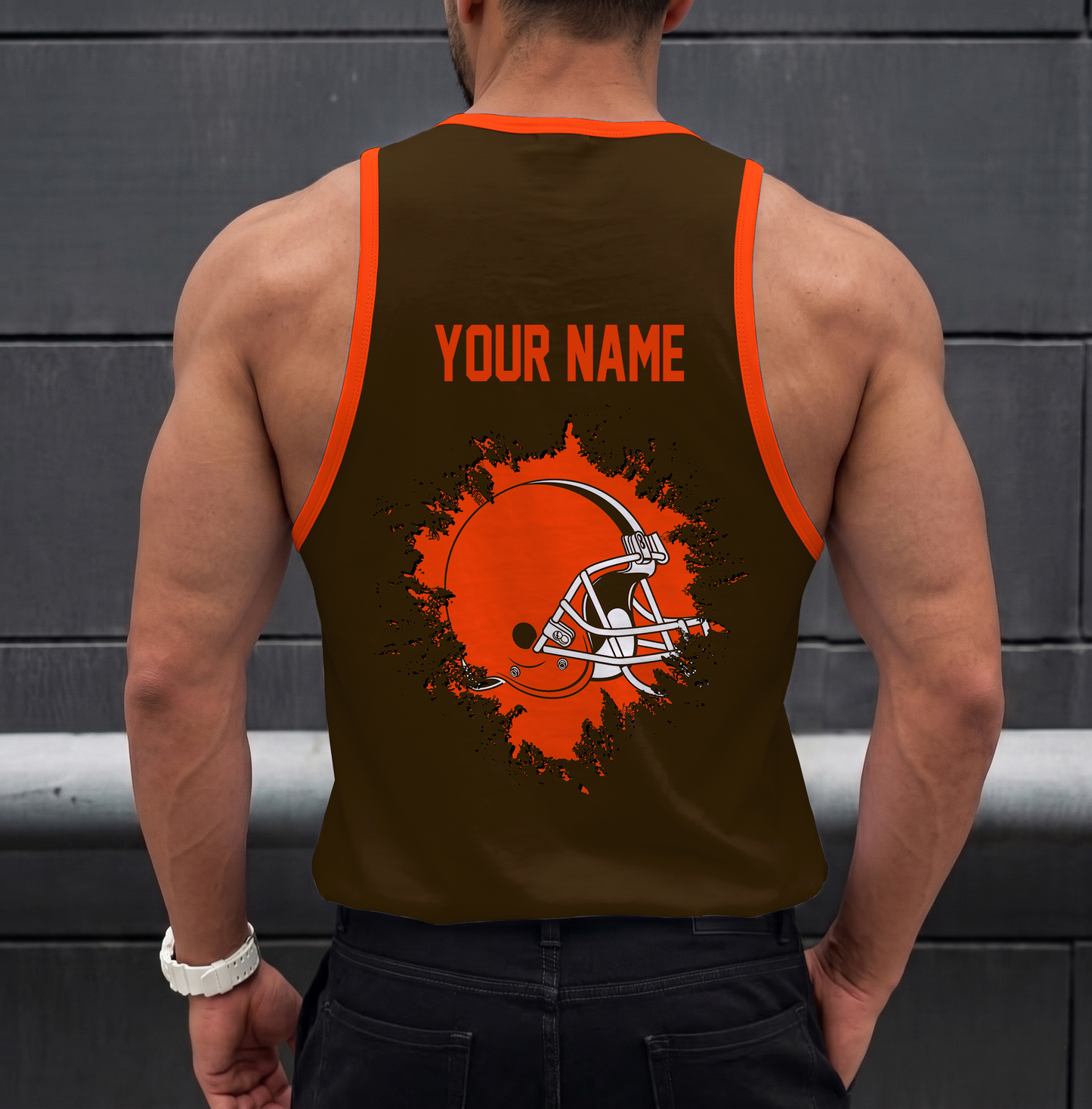 SPECIAL EDITION - NEW CUSTOMIZED NFL29 CLB CLEVELAND BROWNS UNISEX TANK TOP