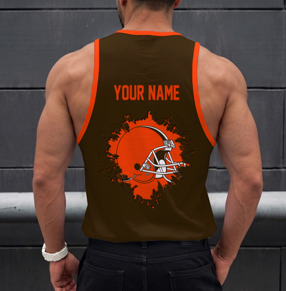 SPECIAL EDITION - NEW CUSTOMIZED NFL29 CLB CLEVELAND BROWNS UNISEX TANK TOP