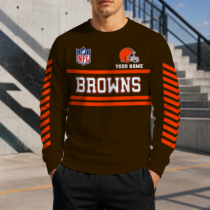 LIMITED EDITION - NEW CUSTOMIZED NFL29 CLB CLEVELAND BROWNS UNISEX SWEATSHIRT