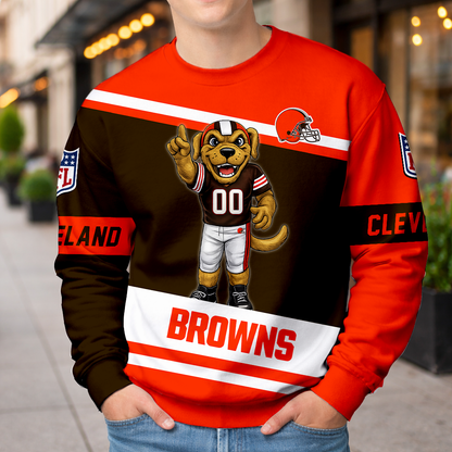LIMITED EDITION - NEW CUSTOMIZED NFL29 CLB CLEVELAND BROWNS UNISEX T-SHIRT, POLO, HOODIE & JACKETS