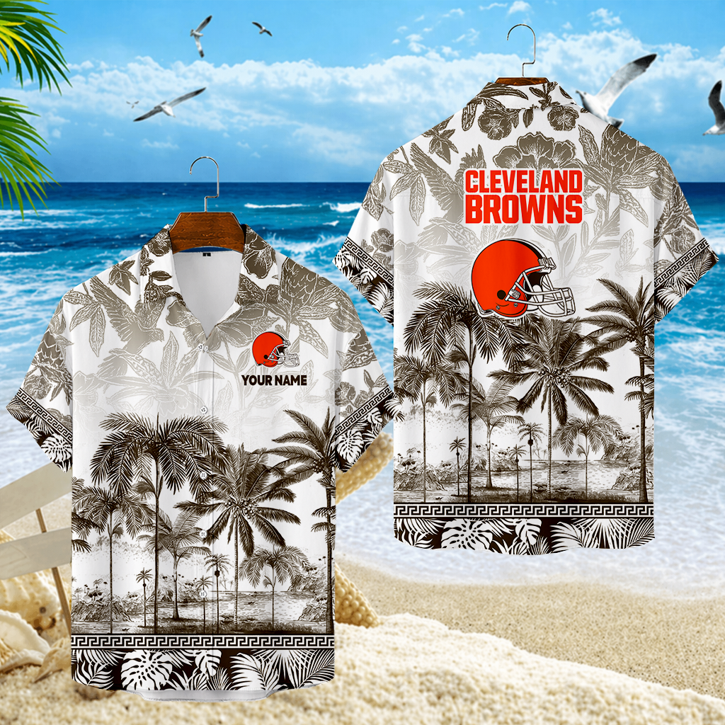 VIRAL EDITION - NEW CUSTOMIZED NFL29 CLB CLEVELAND BROWNS UNISEX HAWAIIAN SHIRT