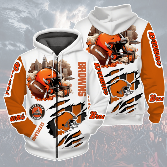 LIMITED EDITION - NEW CUSTOMIZED NFL29 CLB CLEVELAND BROWNS UNISEX T-SHIRT, POLO, HOODIE & JACKETS