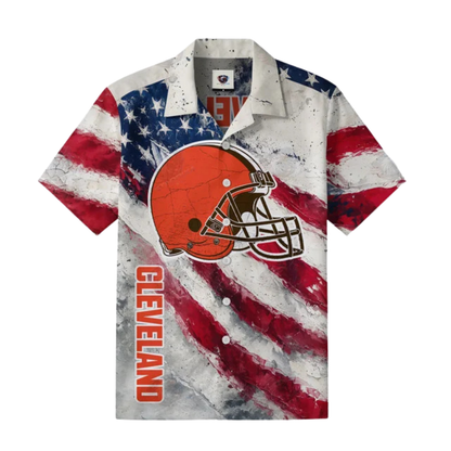 LIMITED EDITION - NEW CUSTOMIZED NFL29 CLB CLEVELAND BROWNS UNISEX HAWAIIAN SHIRT