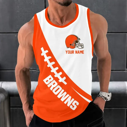 [SPECIAL OFFER] NEW CUSTOMIZED NFL29 CLB CLEVELAND BROWNS UNISEX TANK TOP