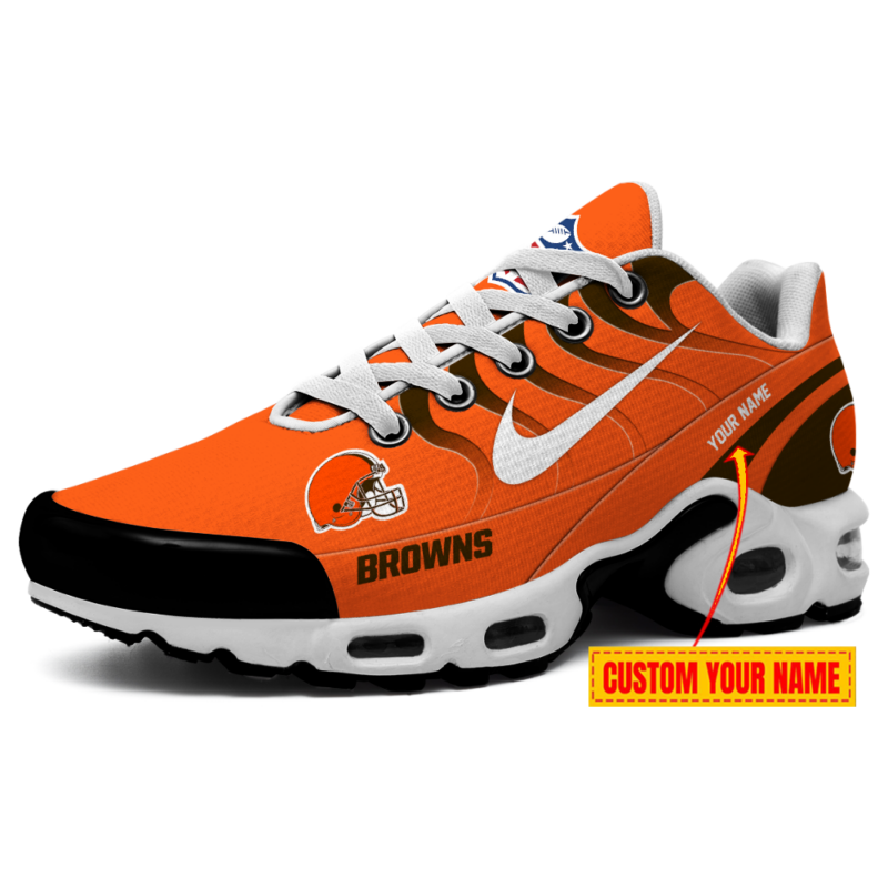 [SPECIAL OFFER] NEW CUSTOMIZED NFL29 CLB CLEVELAND BROWNS AIR MAX PLUS SNEAKERS