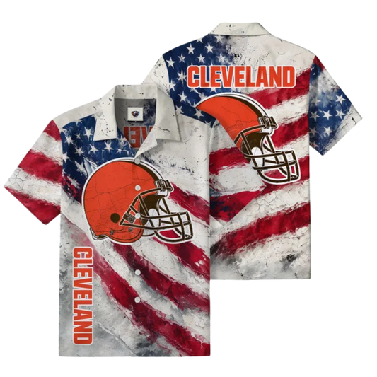 LIMITED EDITION - NEW CUSTOMIZED NFL29 CLB CLEVELAND BROWNS UNISEX HAWAIIAN SHIRT