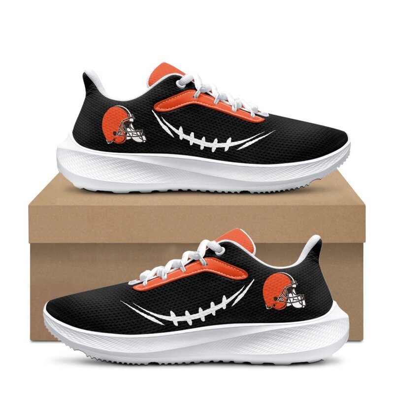 [SPECIAL OFFER] NEW CUSTOMIZED NFL29 CLB CLEVELAND BROWNS ROAD RUNNING SHOES