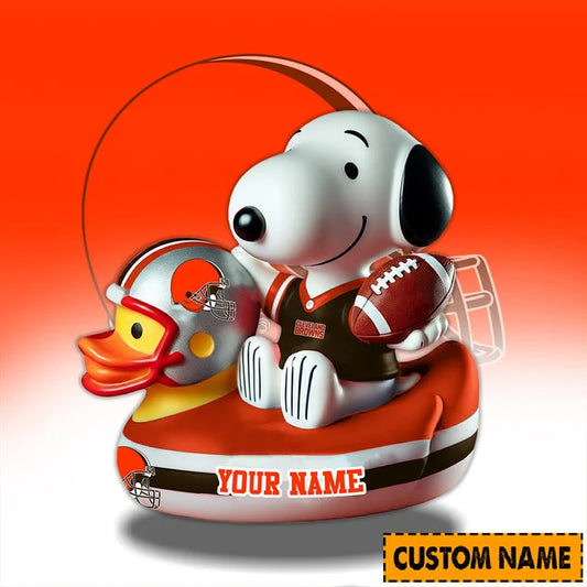 LIMITED EDITION - NEW CUSTOMIZED NFL29 CC BROWNS SNOOPY ACRYLIC BLOCK
