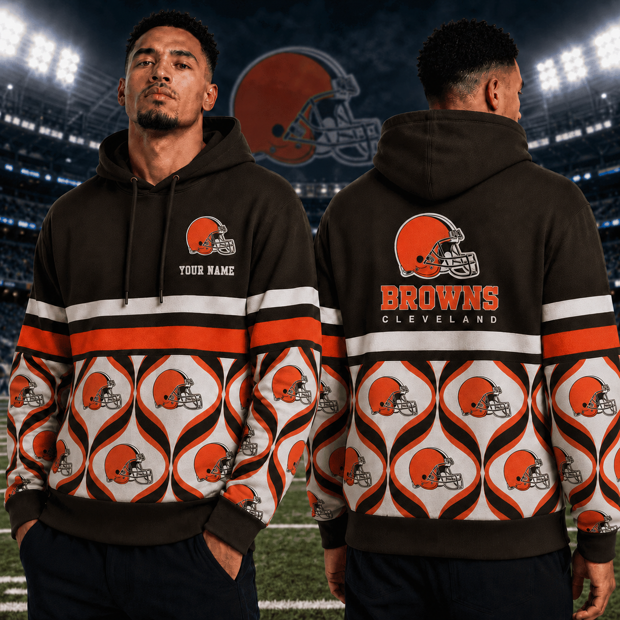 LIMITED EDITION - NEW CUSTOMIZED NFL29 CLB CLEVELAND BROWNS T-SHIRT, HOODIE, ZIP HOODIE