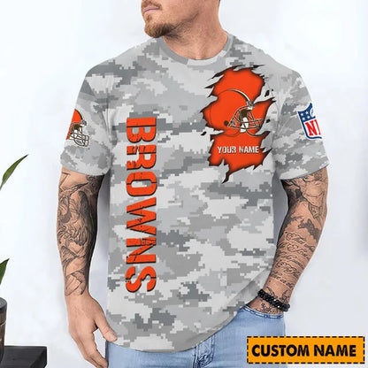 LIMITED EDITION - NEW CUSTOMIZED NFL29 CLB CLEVELAND BROWNS T-SHIRT, POLO SHIRT, ZIP POLO SHIRT, SWEATSHIRT, HOODIE & ZIP HOODIE
