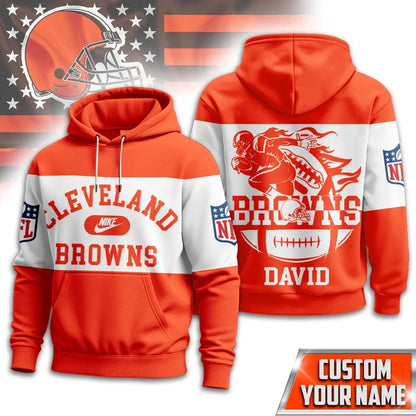 LIMITED EDITION - NEW CUSTOMIZED NFL29 CLB CLEVELAND BROWNS T-SHIRT, POLO SHIRT, ZIP POLO SHIRT, SWEATSHIRT, HOODIE & ZIP HOODIE