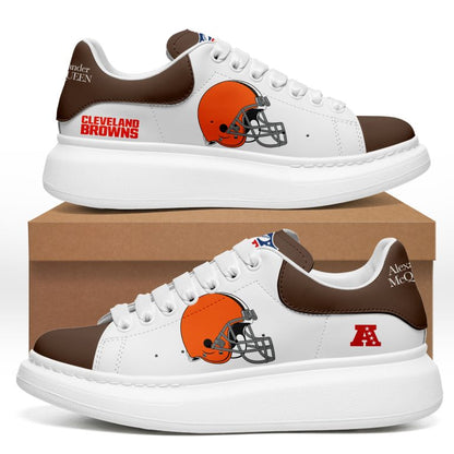 [SPECIAL OFFER] NEW CUSTOMIZED NFL29 CLB CLEVELAND BROWNS MCQUEEN SHOES