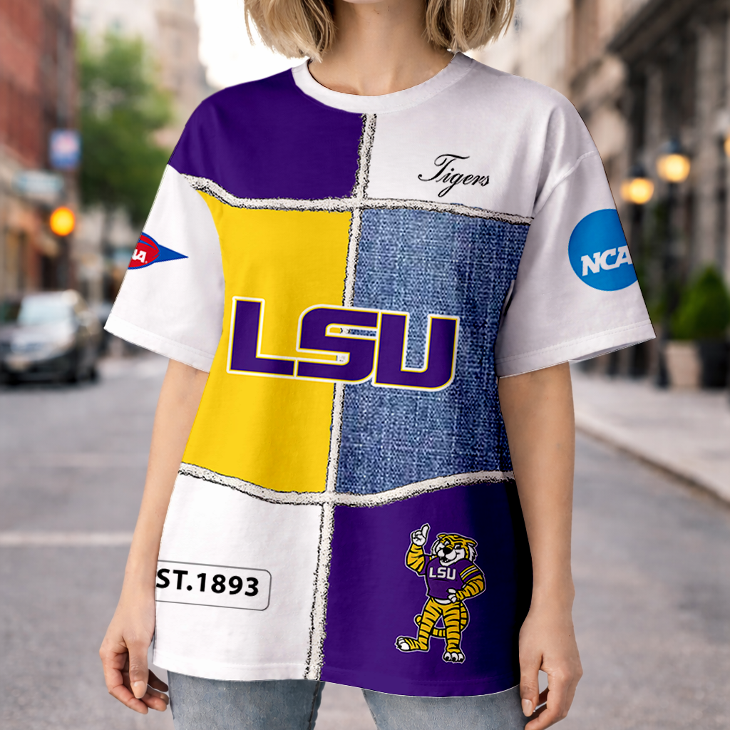 VIRAL EDITION - NEW CUSTOMIZED NCAA FBS29 LST LSU TIGERS HOODIE, T-SHIRTS, ZIP HOODIE, SWEATSHIRTS & POLO SHIRT