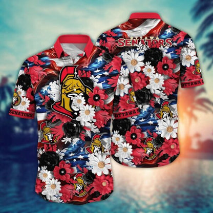 VIRAL EDITION - NEW CUSTOMIZED NHL29 OSN OTTAWA SENATORS INDEPENDENCE DAY UNISEX HAWAIIAN SHIRT