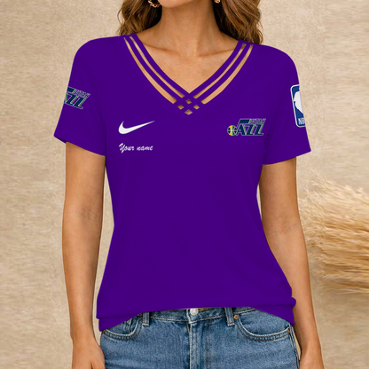 [HOT DEAL] NEW CUSTOMIZED NBA29 UJZ UTAH JAZZ V-NECK SHIRT
