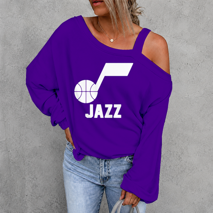 [HOT DEAL] NEW CUSTOMIZED NBA29 UJZ UTAH JAZZ DROP SHOULDER SWEATSHIRT