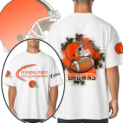VIRAL EDITION - NEW CUSTOMIZED NFL29 CLB CLEVELAND BROWNS POLO SHIRT, ZIP POLO SHIRT & T-SHIRTS