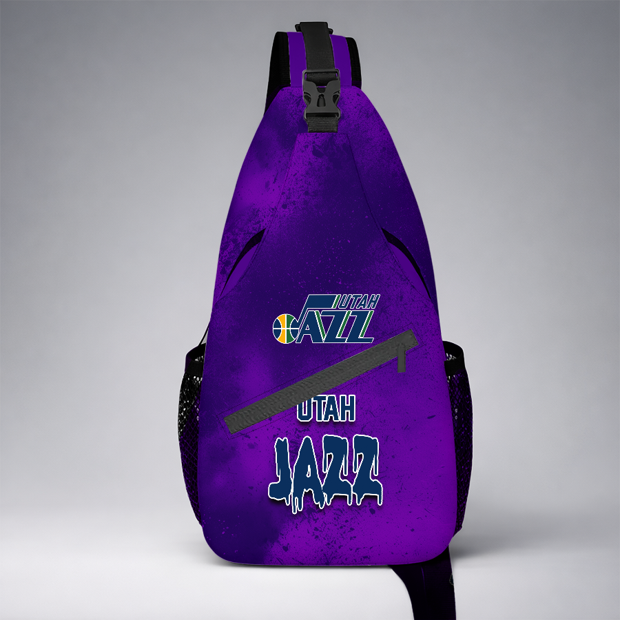 [HOT DEAL]  NEW CUSTOMIZED NBA29 UJZ UTAH JAZZ SLING BAG