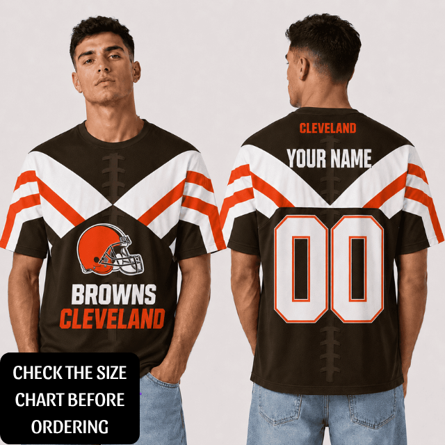 VIRAL EDITION - NEW CUSTOMIZED NFL29 CLB CLEVELAND BROWNS T-SHIRT, POLO SHIRT, ZIP POLO SHIRT, HOODIE, ZIP HOODIE & SWEATSHIRT
