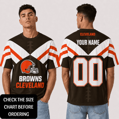 VIRAL EDITION - NEW CUSTOMIZED NFL29 CLB CLEVELAND BROWNS T-SHIRT, POLO SHIRT, ZIP POLO SHIRT, HOODIE, ZIP HOODIE & SWEATSHIRT