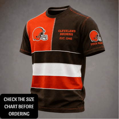 EXCLUSIVE EDITION - NEW CUSTOMIZED NFL29 CLB CLEVELAND BROWNS T-SHIRT, POLO SHIRT, ZIP POLO SHIRT, HOODIE, ZIP HOODIE & SWEATSHIRT