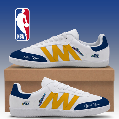 LIMITED EDITION - NEW CUSTOMIZED NBA29 UJZ UTAH JAZZ CLASSIC SNEAKERS
