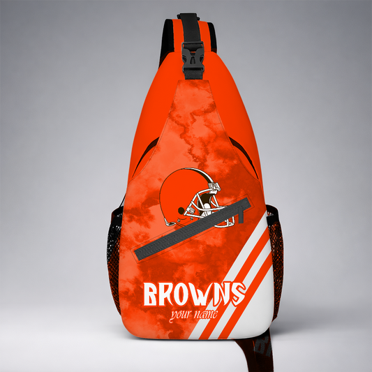 [SPECIAL OFFER] NEW CUSTOMIZED NFL29 CLB CLEVELAND BROWNS SLING BAG