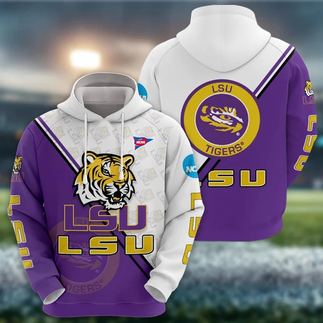 ELITE EDITION - NEW CUSTOMIZED NCAA FBS29 LST LSU TIGERS HOODIE, ZIP HOODIE, T-SHIRT, POLO SHIRT, ZIP POLO SHIRT & SWEATSHIRT