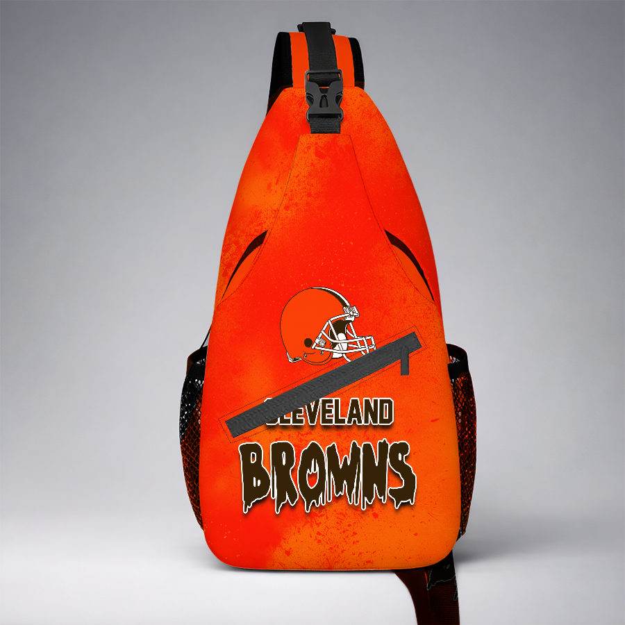 [SPECIAL OFFER] NEW CUSTOMIZED NFL29 CLB CLEVELAND BROWNS SLING BAG