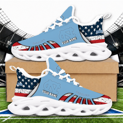 [FAN FAVORITE] NEW CUSTOMIZED NCAA CWS29 NTH NORTH CAROLINA TAR HEELS UNISEX CLUNKY SNEAKERS