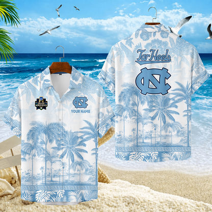 LIMITED EDITION - NEW CUSTOMIZED CWS29 NTH NORTH CAROLINA TAR HEELS UNISEX HAWAIIAN SHIRT