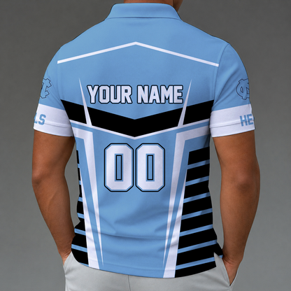 [FAN FAVORITE] NEW CUSTOMIZED NCAA CWS29 NTH NORTH CAROLINA TAR HEELS POLO SHIRT