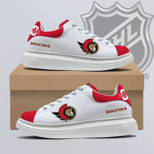 [SUPER SALE] NEW CUSTOMIZED NHL29 OSN OTTAWA SENATORS MCQUEEN SHOES