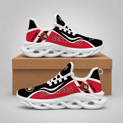 VIRAL EDITION - NEW CUSTOMIZED NHL29 OSN OTTAWA SENATORS CLUNKY SNEAKERS