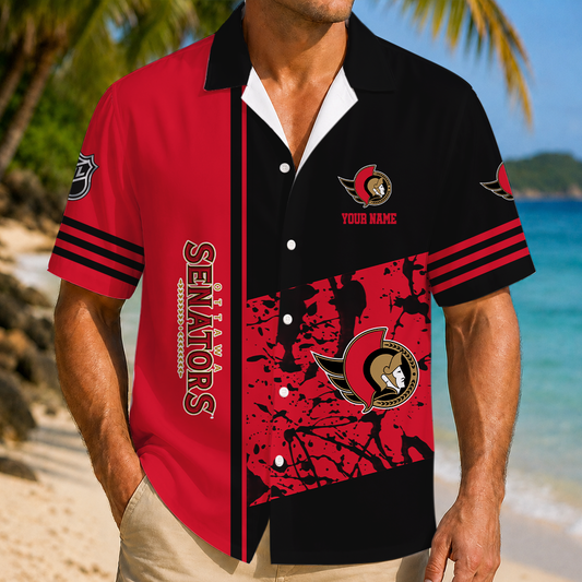 LIMITED EDITION - NEW CUSTOMIZED NHL29 OSN OTTAWA SENATORS UNISEX HAWAIIAN SHIRT