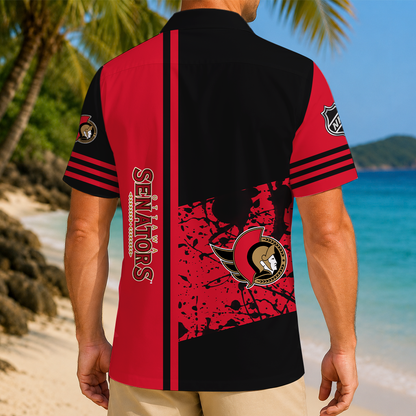LIMITED EDITION - NEW CUSTOMIZED NHL29 OSN OTTAWA SENATORS UNISEX HAWAIIAN SHIRT