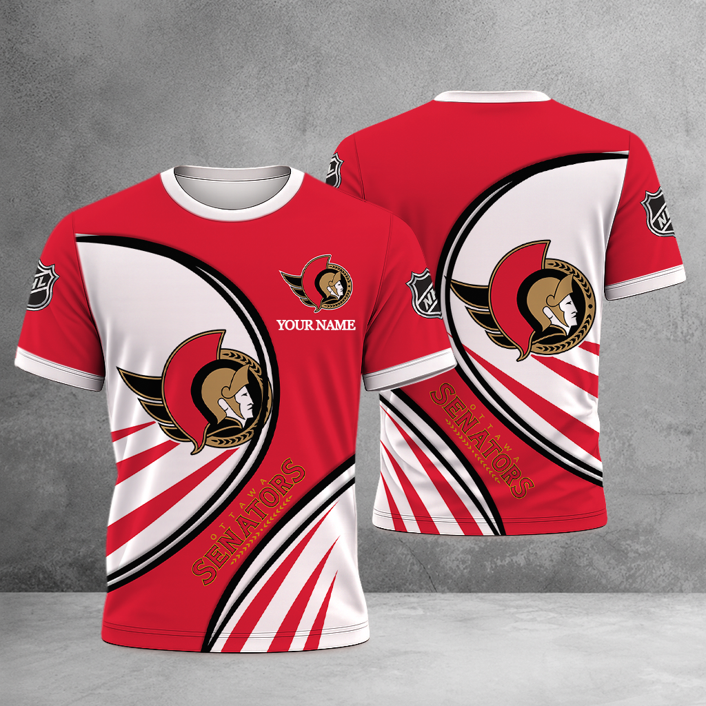 LIMITED EDITION - NEW CUSTOMIZED NHL29 OSN OTTAWA SENATORS T-SHIRT, POLO SHIRT, ZIP POLO SHIRT, SWEATSHIRT, HOODIE & ZIP HOODIE